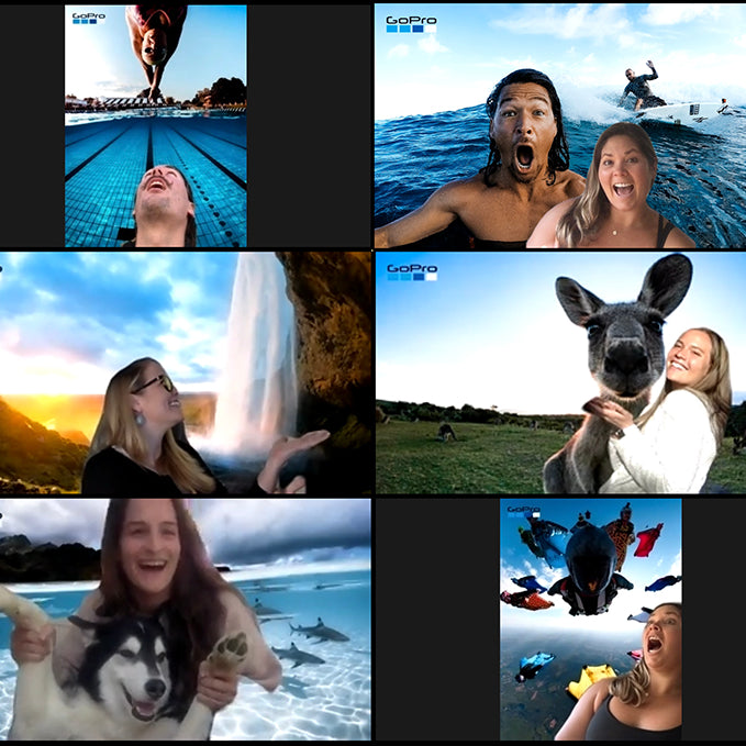 Mejora tus videollamadas con los fondos virtuales de GoPro