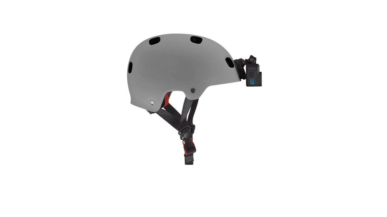 Soporte frontal y lateral para casco