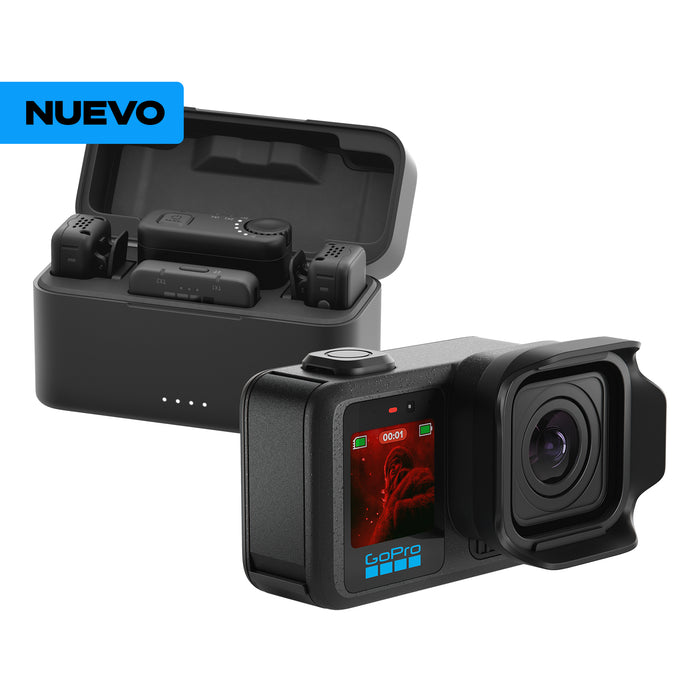 GoPro MISSION 1 PRO + Kit Completo de Micrófonos Inalámbricos
