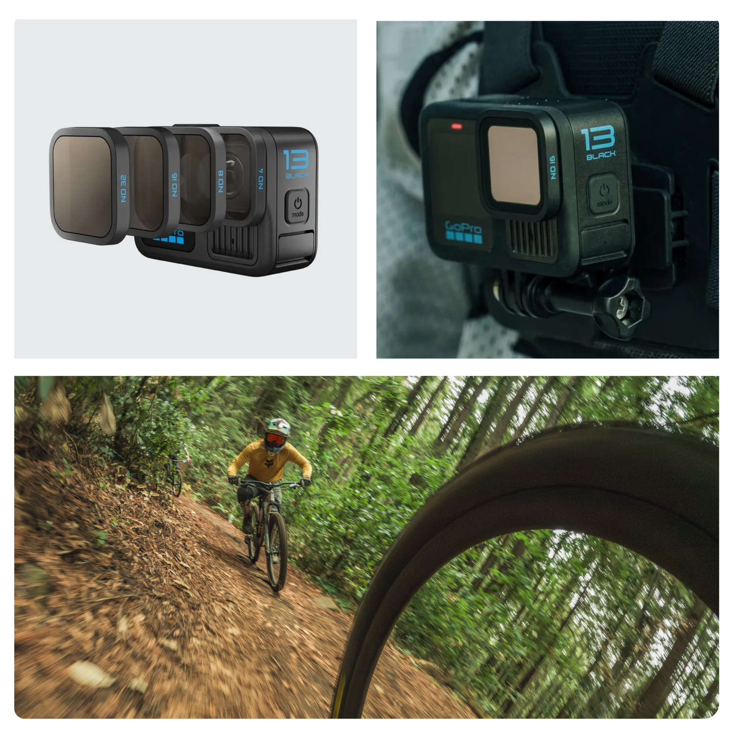 Set de 4 filtros ND con desenfoque de movimiento inteligente