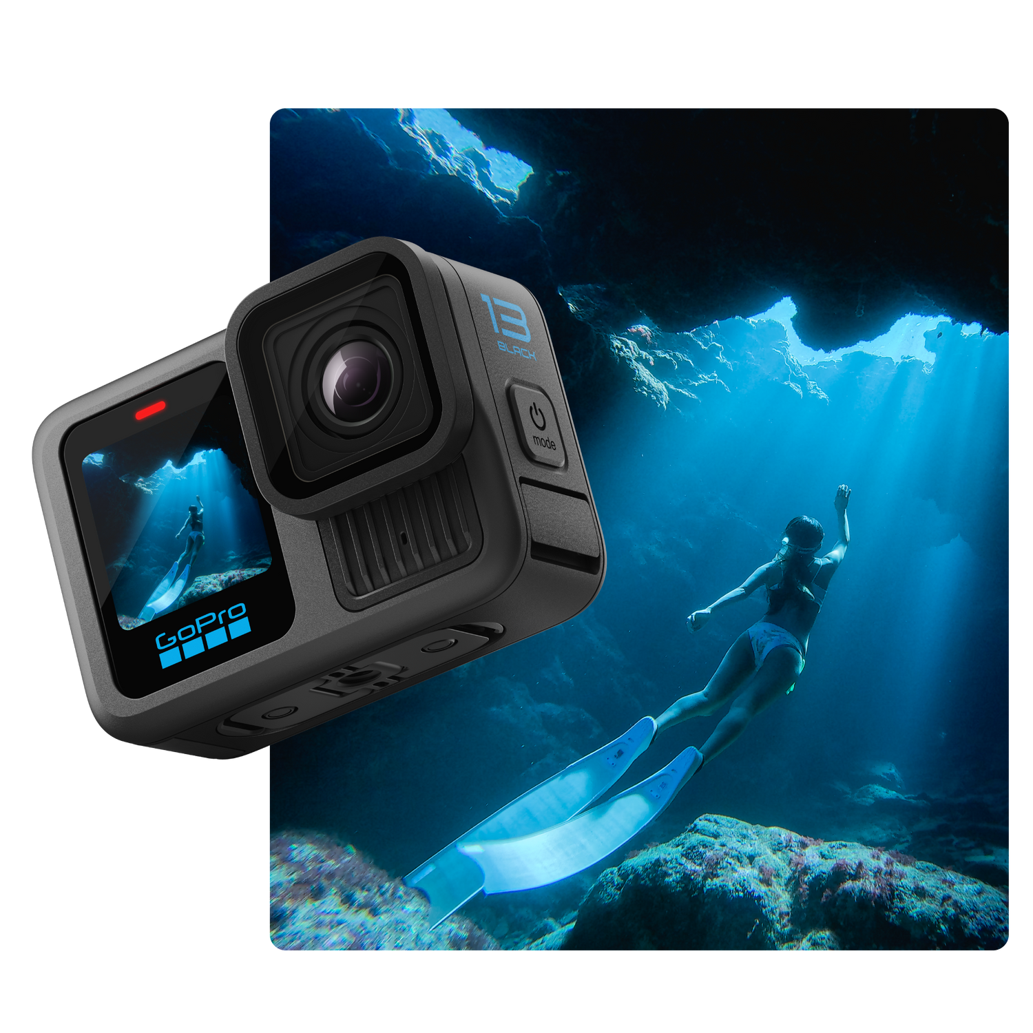 Sumergible hasta 10 metros y diseñada para buceo y snorkel