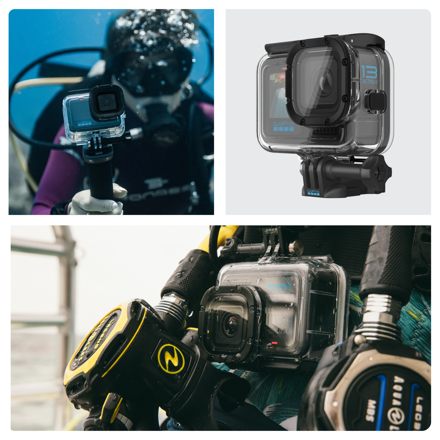 Carcasa protectora y sumergible